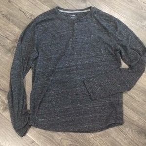 Heather Gray men’s soft washed long sleeve tee